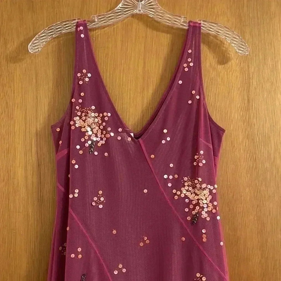 Sequined BCBGMaxAzria Maxi Dress - Picture 3 of 10